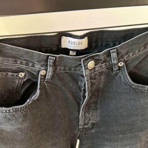 Agolde black denim size 28 - Picture 2 of 3